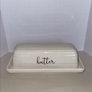 Cream Butter Dish
